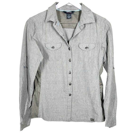 Outdoor Research Womens Reflection Long Sleeve Button Up Shirt Small Outdoors